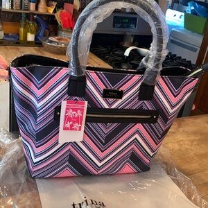 Trina Turk tote with shoulder strap. New with tags.